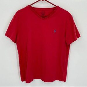 Polo by Ralph Lauren V Neck Tee Short Sleeve M